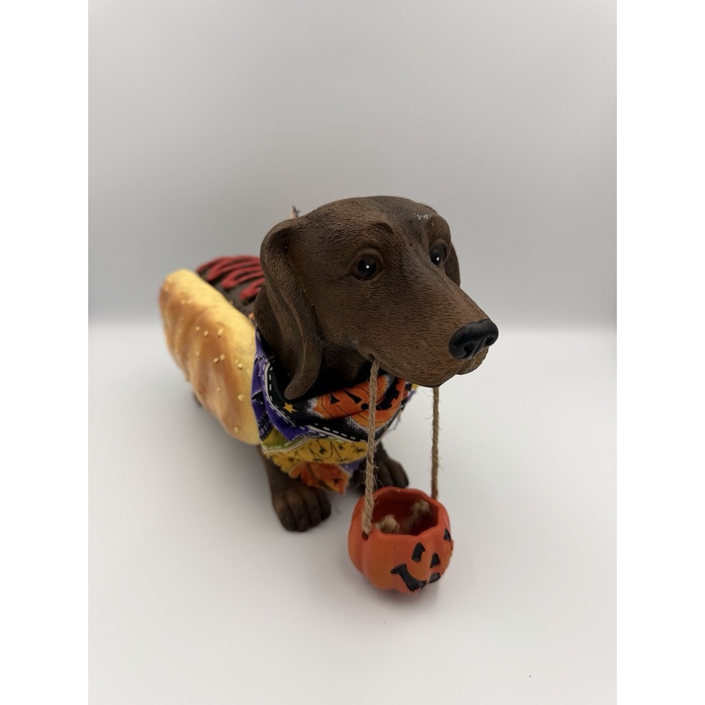 Halloween Dachshund Cracker Barrel Eye Want Candy Halloween Dog